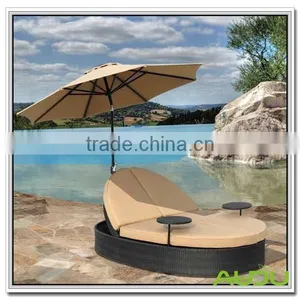 Audu Waterproof Daybed/Waterproof 8cm Cushion Daybed With Umbrella thumbnail-1