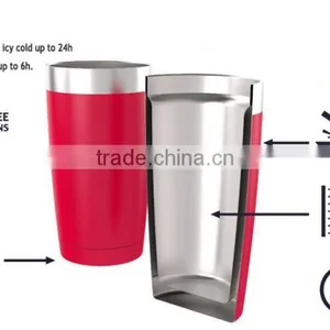 Personalized Insulated Bottle, Double Wall Vacuum Insulation 18/8 Grade Stainless Steel BPA Free Water Bottle, COLA Shaped Flask thumbnail-1