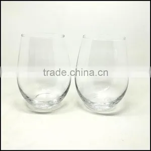 450-600ml Solid Black Egg Glass Candle Container thumbnail-2