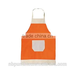 Cotton Kitchen Apron With Front Pocket thumbnail-2