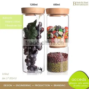 Personalized Pyrex Glass Tea Coffee Sugar Storage Jars Canisters thumbnail-3