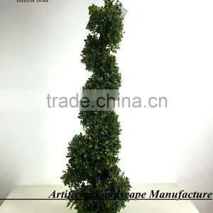 SJLJ013679 Artificial Plant and Tree Garden Decoration Artificial Boxwood Topiary Tree thumbnail-4