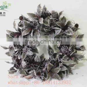 Artificail Wholesales Magnolia Leaves Wreaths thumbnail-1