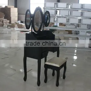 Home Furniture Black Dressing Table/vanity Set Dressing Table With 7piece Drawer thumbnail-3