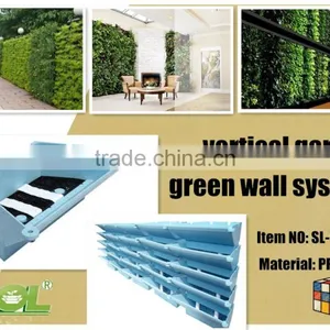 Plastic Flower Pot Vertical Planters Plastic Wall Mounted Flower Pot thumbnail-4