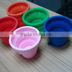 Dongguan Mingsheng FDA/LFGB Grade Silicone Folding Cup thumbnail-1