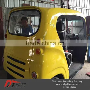 OEM Yellow Plastic Door for Battery Car by Vacuum Forming thumbnail-4