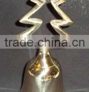 Christmas Decoration Hand Bell,Metal Hand Bell,Solid Brass Hand Bell,Metal Hand Bell With Wooden Handle,Hand Bell thumbnail-1