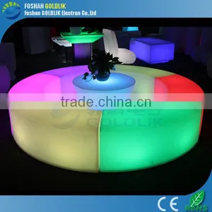 Modern Led Light up Outdoor Furniture for Party & Exhibition GKT-050DK thumbnail-1