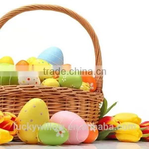 Wicker Easter Egg Gift Basket thumbnail-1
