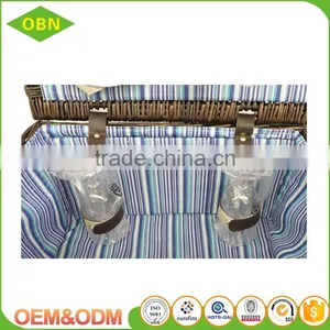 Cheap Wicker Wholesale Picnic Basket for 2 Person thumbnail-3