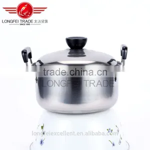 Insulation Handle Cheap Good Quality Houseware Useful Stainless Steel Cooking Pot Set/camping Pot Set thumbnail-3