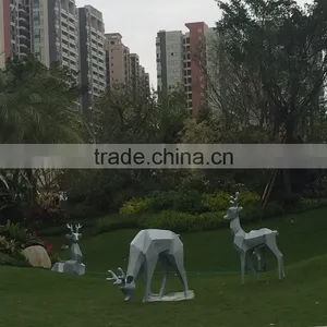 FRP Reindeer Landscape Sculpture thumbnail-2