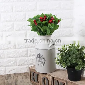 High Quality Antique Metal Flower Jug/Metal Milk Pot/Metal Flower Dispalyer thumbnail-2