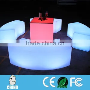 Long Design Attractive Led Light up Bench Event & Party Chair Cover thumbnail-2