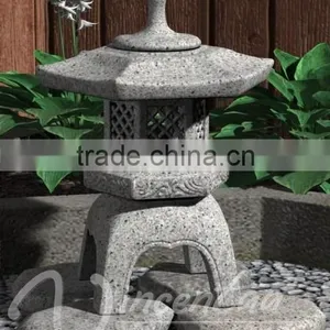 Wholesale Outdoor Decorative Antique Hand Carved Marble Japanese Stone Lantern thumbnail-2