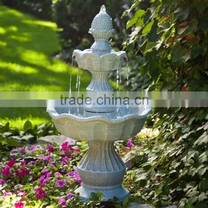 Welcome Garden Pineapple Tiered Outdoor Fountain thumbnail-1