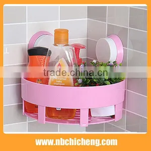 Bath Shower Head Holder Plastic Wall Mounted Shower Head Rack thumbnail-1