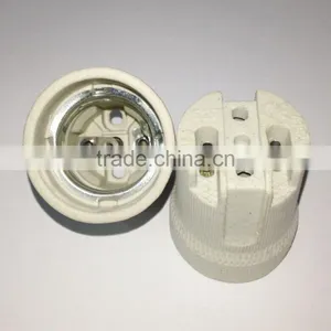 CE VDE RoHS Porcelain Ceramic F519 Lamp Holder Screw Type thumbnail-1