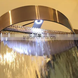 Indoor Home Wall Mounted Water Stainless Steel Fountain thumbnail-2