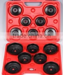 15 Pc's Cup Type Oil Filter Wrench With Black Plated Autside - Car Repair Tools thumbnail-1