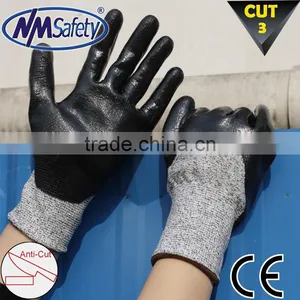 NMSAFETY 13 Gauge Nitrile Work Gloves Oil Resistant Cut Glove thumbnail-1