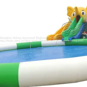 Summer New Design Pool Slide/wet Slide/inflatable Swimming Pool Slide thumbnail-1