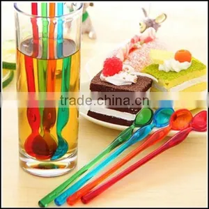 2015 Hot Sell New Design 100% FOOD GRADE Plastic Label Spoons for Cup,100% FOOD GRADE Plastic Label Spoons thumbnail-1