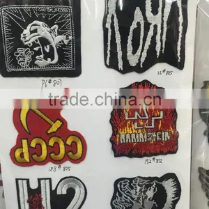 P003-020 to 025 Fashion Design Cheap Iron on Pathces Fabric Applique Motif Fecal thumbnail-1