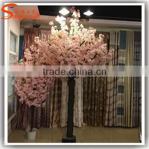 Factory Hot Sale Fake Artificial Silk Cherry Blossom Trees Plastic Flower Cherry Blossom for Wedding Decoration thumbnail-5