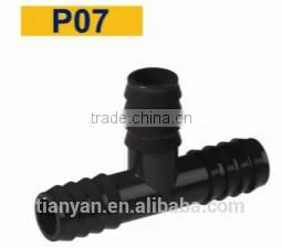TY High Quality PP Compression Fittings TUBE TEE Eco-friendly Cheap Price Full Size Factory Price List Discount thumbnail-2