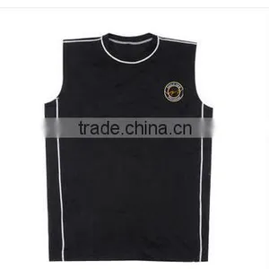 Sleeve Less Black Colour Rush Guard T-Shirt thumbnail-1