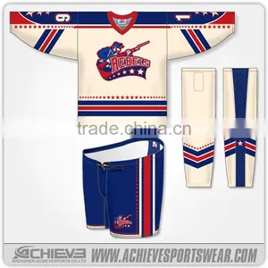 Custom Ice Hockey Wear/reversable Ice Hockey Jerseys/ Icehockey Uniforms thumbnail-1