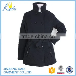 High Quality Women Wool Trench Coat Fashion Ladies Outerwear Winter Overcoat Long Coat thumbnail-1