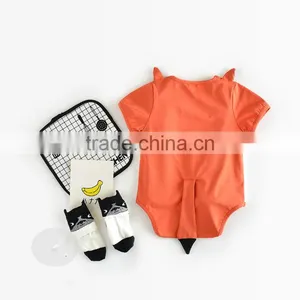 2017 New Design Baby Jumpsuit With Fox Pattern thumbnail-2