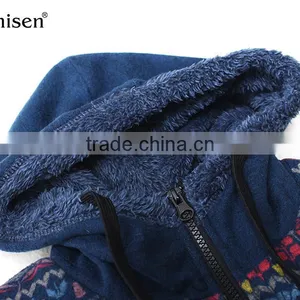 Oem Factory Wholesale Women Printing Fleece Jacket thumbnail-3