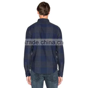OEM Service New Designer Plaid Winner Mens Heavy Cotton Flannel Shirts thumbnail-3