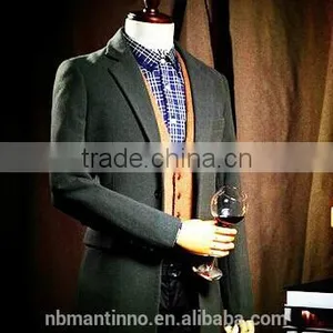 2014 Autumn Winter Fashion Single-breasted Coat for Men thumbnail-1