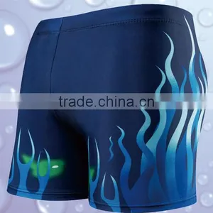 Summer Style Blue Mens Swim Trunks,swimming Shorts for Men Swimwear Briefs thumbnail-3