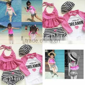 Online Shopping Wholsale Lovely Fashion Swimsuit Set Toddler Girl Swimwear thumbnail-2