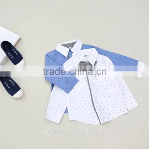 2017 Fashion Style Child Clothes Kids Summer Wear Boy Long Sleeve Shirt thumbnail-1