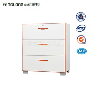 2017 Low Price 3 Drawers Steel Storage Cabinet/filing Cabinet thumbnail-1