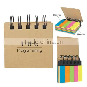 Mini Spiral Notebook With Colorful Noteflags thumbnail-1