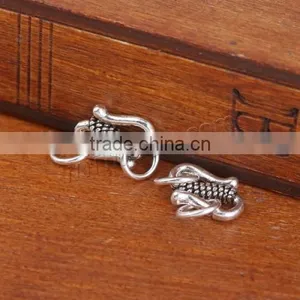 New 2017 Fashion Thailand Sterling Silver Hook and Eye Clasp thumbnail-2