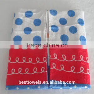 China Wholesale Cheap Printed Velour Kid Beach Towel thumbnail-5