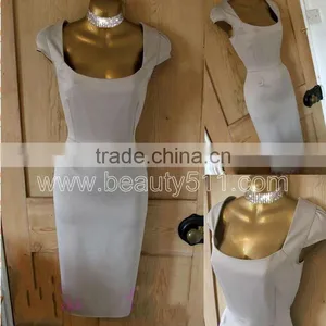 Vintage 40s 50s Style Satiny Gold Galaxy Pencil Wiggle Dress GP008 thumbnail-1