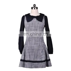 Wholesale Clothing Elegant Fashion Bow Collar Long Sleeve Autumn Dress 2014 thumbnail-1