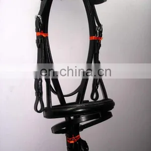ENGLISH LEATHER HORSE BRIDLE thumbnail-1