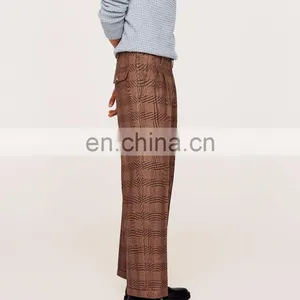OEM Service Custom High Quality Pants Fashion Checked Mens Trousers thumbnail-2