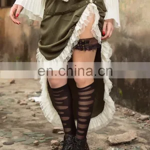 Steampunk Short Front Long Back Skirt thumbnail-6